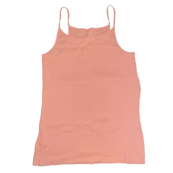 UFT/S Spell ⁺₊⋆ ☾⋆⁺₊ Blue Moon Ribbed Singlet Tank in Coral - Picture 4 of 12